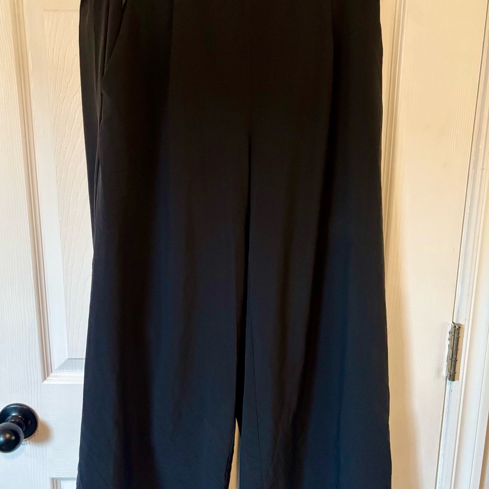 Athleta Classic Black Wide Leg Pants